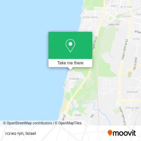 Карта חוף נואיבה