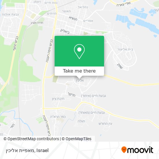 מאפיית אליכין map