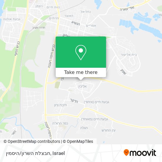 חבצלת השרון/היסמין map