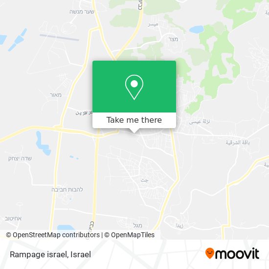 Карта Rampage israel