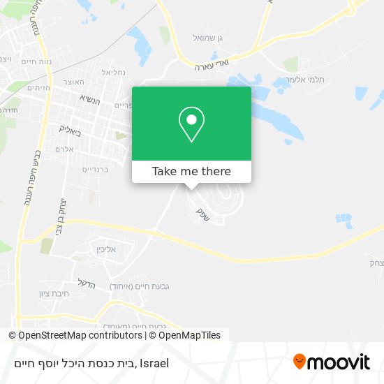 בית כנסת היכל יוסף חיים map