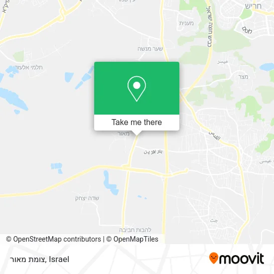 Карта צומת מאור