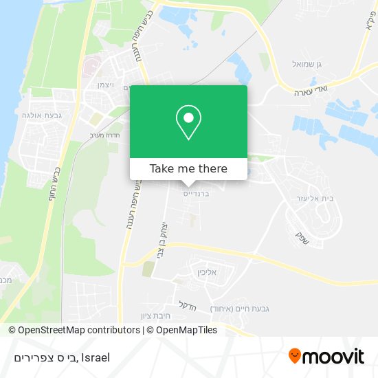 בי ס צפרירים map