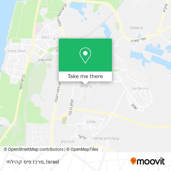 מרכז פיס קהילתי map