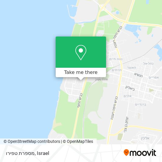 מספרת טפירו map