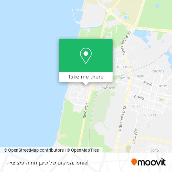 המקום של שיבן תורה-פיצוצייה map