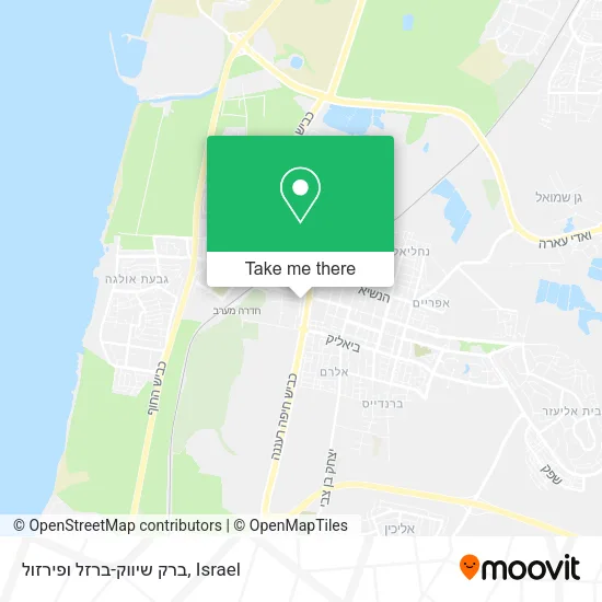 Карта ברק שיווק-ברזל ופירזול
