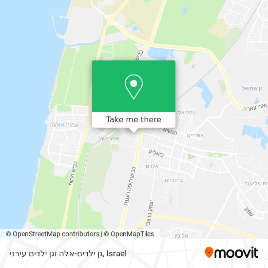 גן ילדים-אלה וגן ילדים עירני map