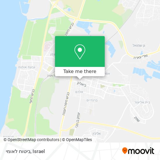 ביטוח לאומי map