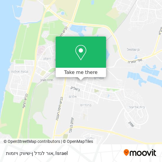 אור לנדל ן-שיווק ויזמות map