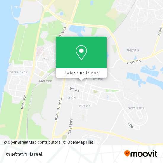 הבינלאומי map