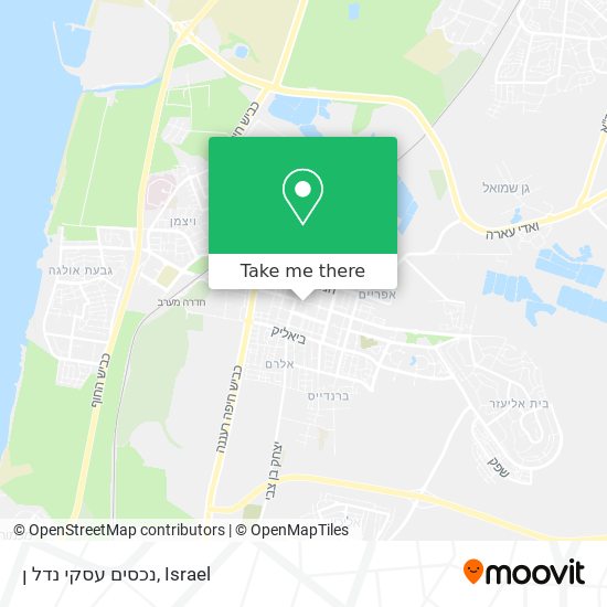 נכסים עסקי נדל ן map