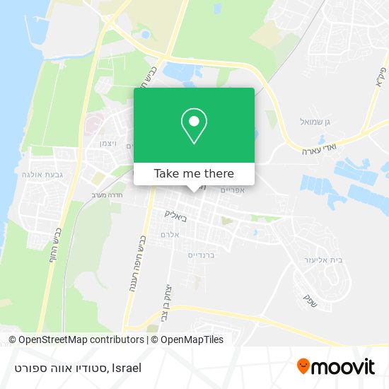 סטודיו אווה ספורט map