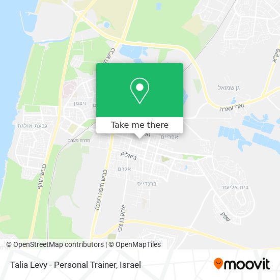 Talia Levy - Personal Trainer map