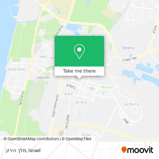 מלך הירק map