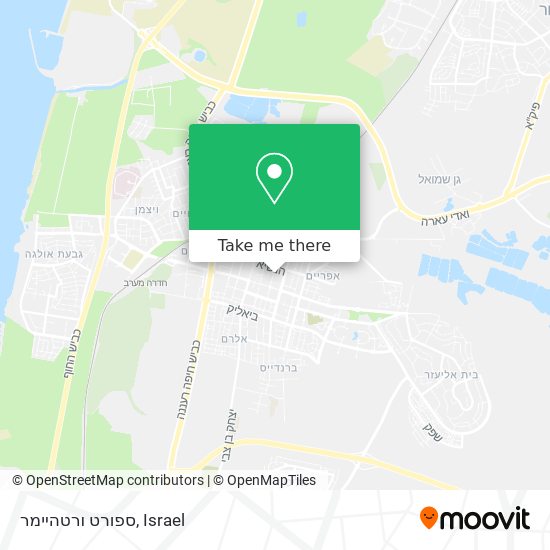 ספורט ורטהיימר map