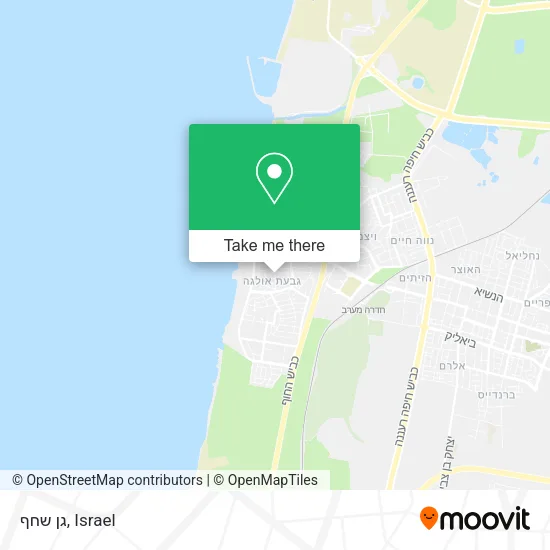 Карта גן שחף