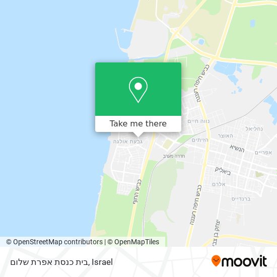 בית כנסת אפרת שלום map