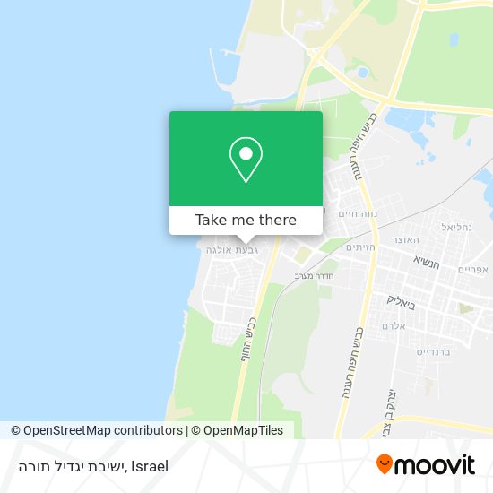 ישיבת יגדיל תורה map