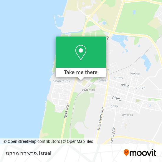 פרש דה מרקט map