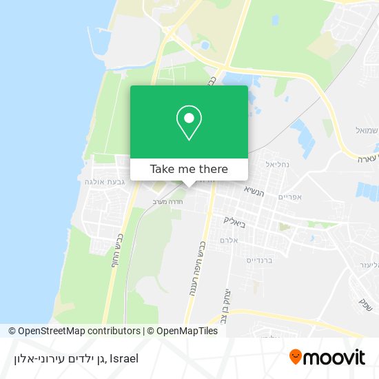 גן ילדים עירוני-אלון map