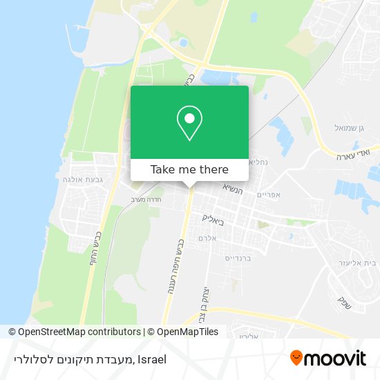 מעבדת תיקונים לסלולרי map