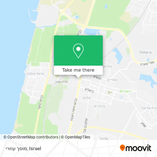 מוסך עוזרי map