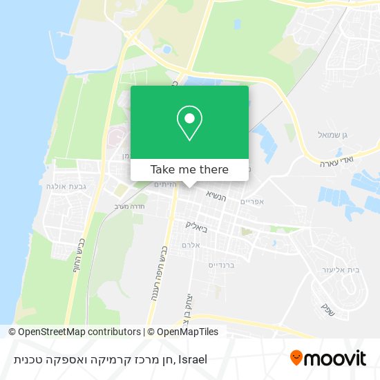 חן מרכז קרמיקה ואספקה טכנית map