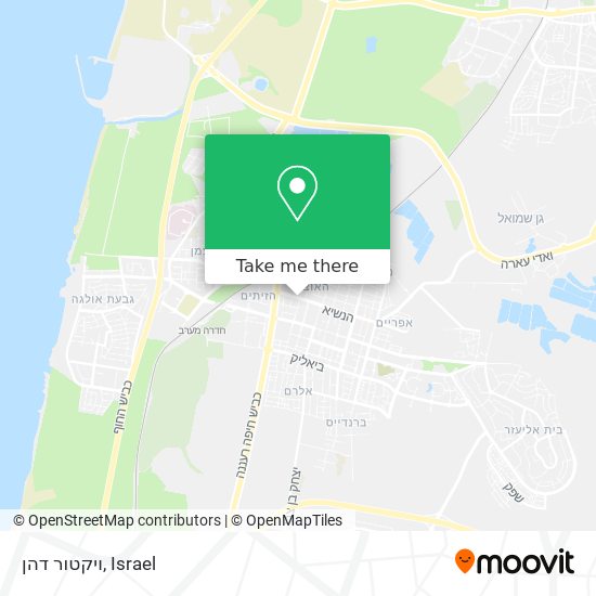 ויקטור דהן map