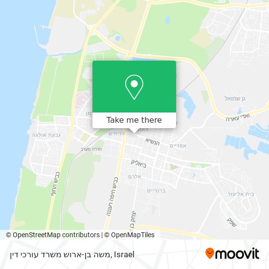 Карта משה בן-ארוש משרד עורכי דין