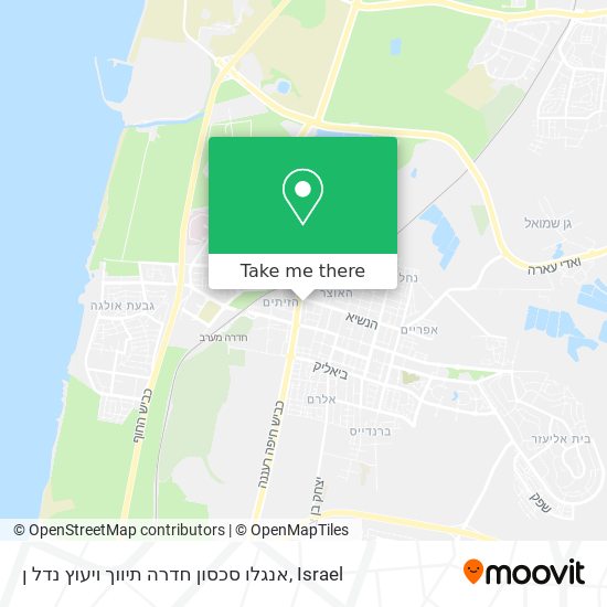 אנגלו סכסון חדרה תיווך ויעוץ נדל ן map