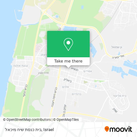 בית כנסת שיח מיכאל map