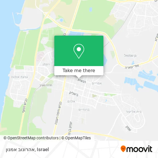 Карта אהרונוב אמנון