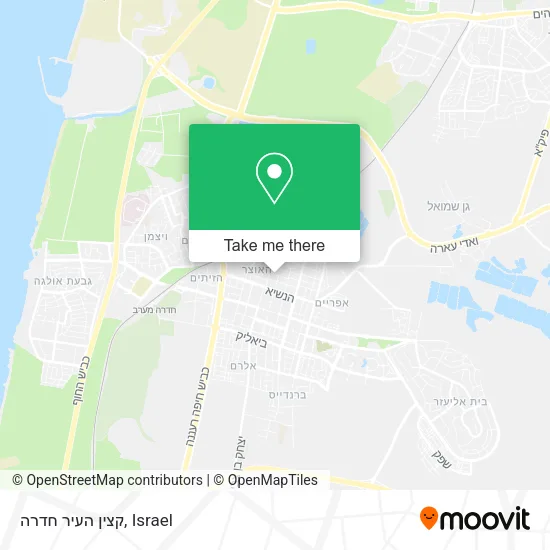 Карта קצין העיר חדרה
