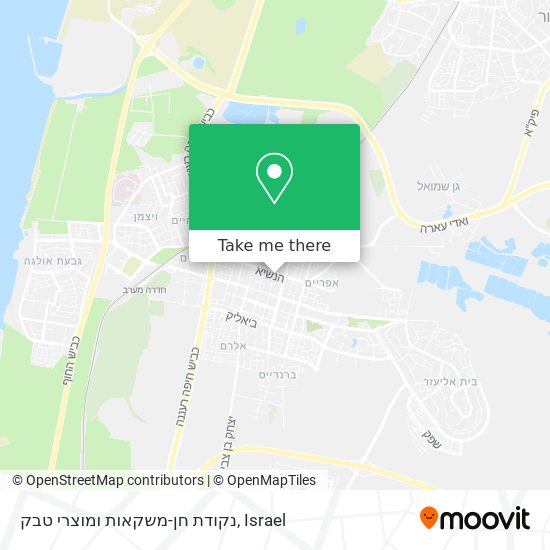 נקודת חן-משקאות ומוצרי טבק map