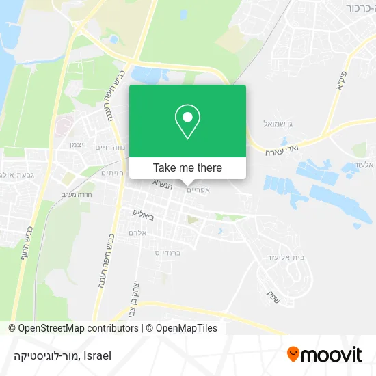 Карта מור-לוגיסטיקה