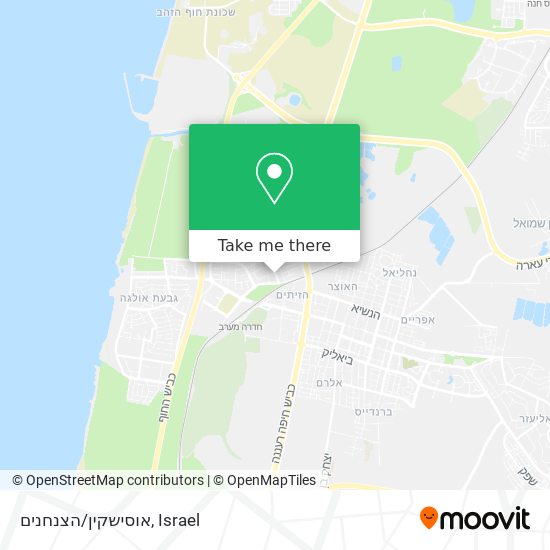 אוסישקין/הצנחנים map