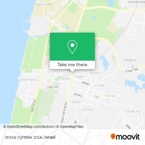 אביב אספקה טכנית map