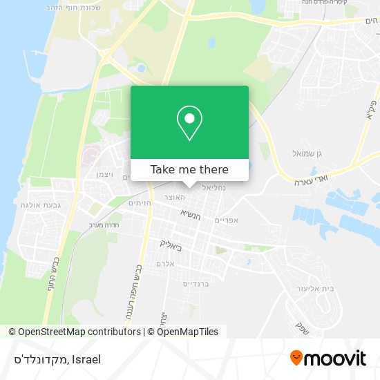 מקדונלד'ס map