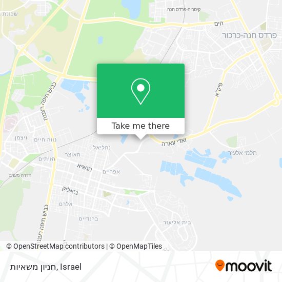 חניון משאיות map