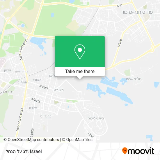 Карта דג על הנחל