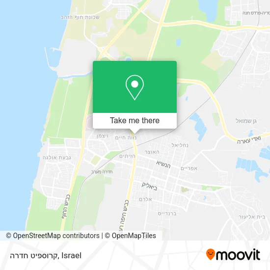 Карта קרוספיט חדרה