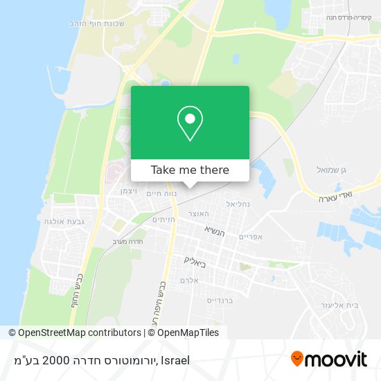 Карта יורומוטורס חדרה 2000 בע"מ