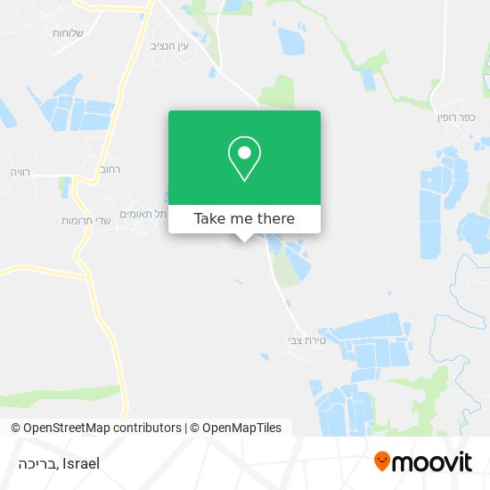 בריכה map