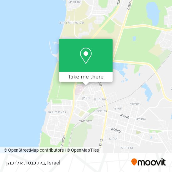 בית כנסת אלי כהן map
