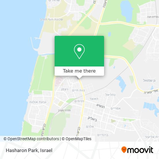 Hasharon Park map