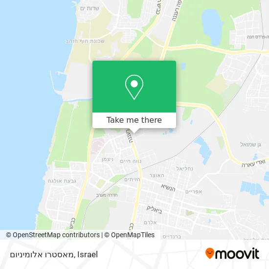 Карта מאסטרו אלומיניום