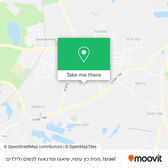חנית כץ עיסוי, שיאצו וסדנאות לנשים ולילדים map