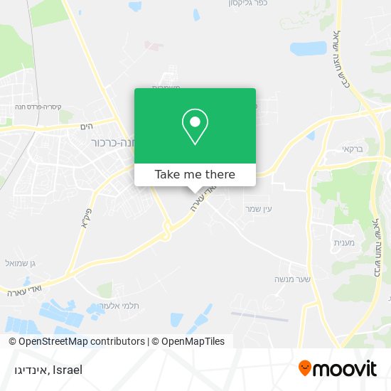 אינדיגו map