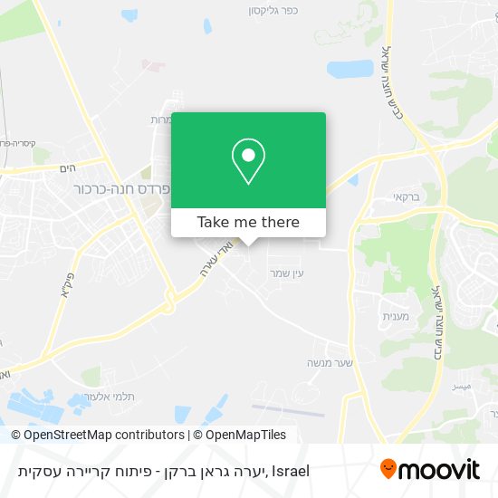 יערה גראן ברקן - פיתוח קריירה עסקית map